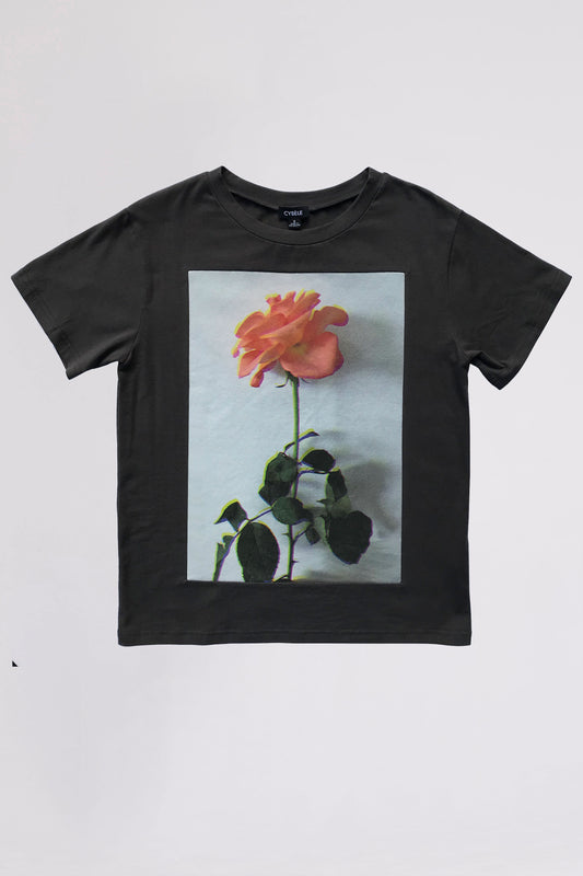 Hologram Rose Panel T Shirt