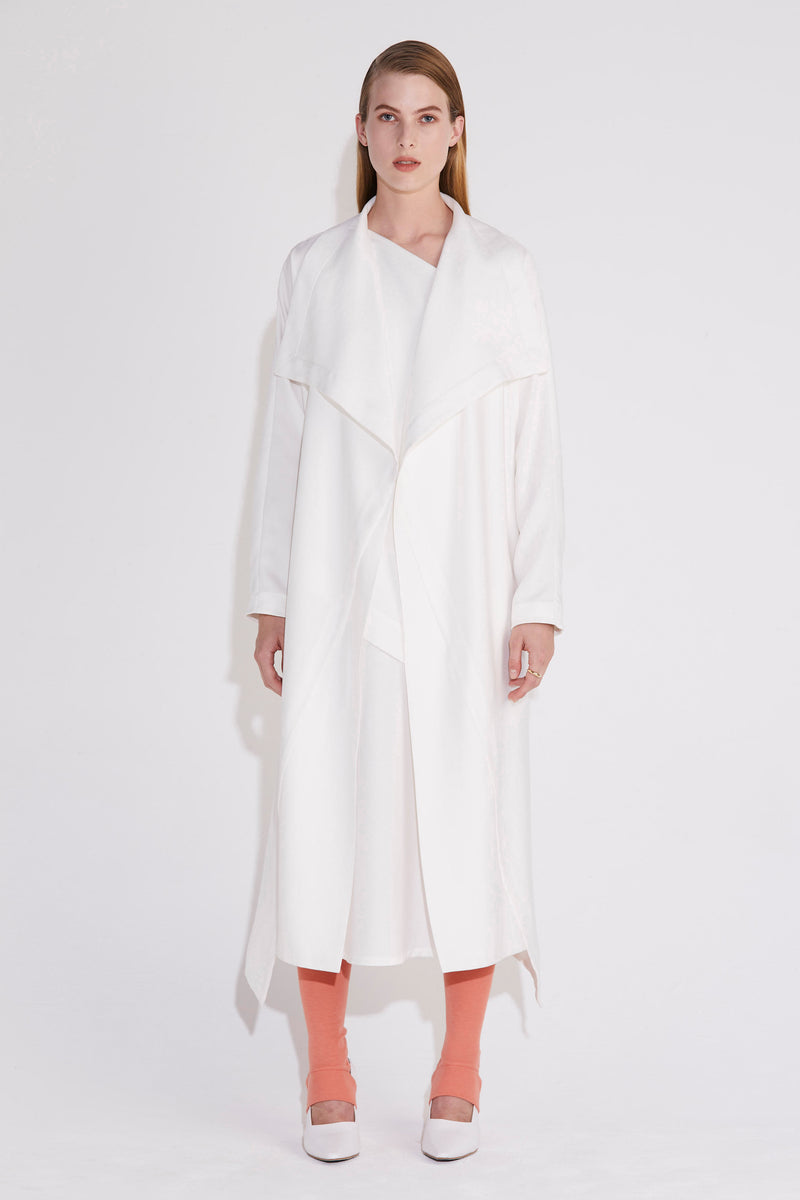 Axis Trench Dress - Ivory